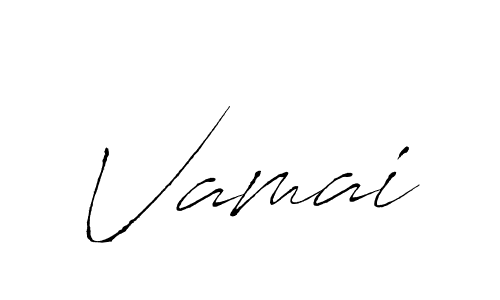 Create a beautiful signature design for name Vamai. With this signature (Antro_Vectra) fonts, you can make a handwritten signature for free. Vamai signature style 6 images and pictures png