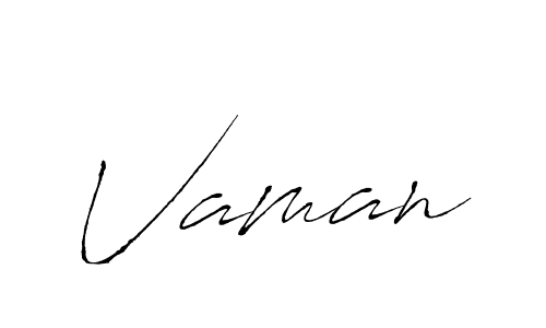 Make a beautiful signature design for name Vaman. With this signature (Antro_Vectra) style, you can create a handwritten signature for free. Vaman signature style 6 images and pictures png