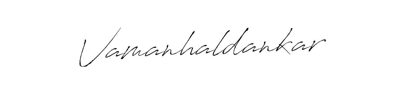 You should practise on your own different ways (Antro_Vectra) to write your name (Vamanhaldankar) in signature. don't let someone else do it for you. Vamanhaldankar signature style 6 images and pictures png