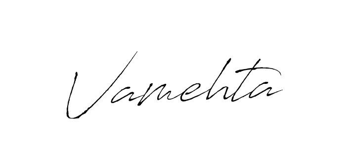 Vamehta stylish signature style. Best Handwritten Sign (Antro_Vectra) for my name. Handwritten Signature Collection Ideas for my name Vamehta. Vamehta signature style 6 images and pictures png