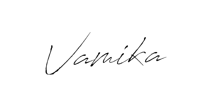 It looks lik you need a new signature style for name Vamika . Design unique handwritten (Antro_Vectra) signature with our free signature maker in just a few clicks. Vamika  signature style 6 images and pictures png