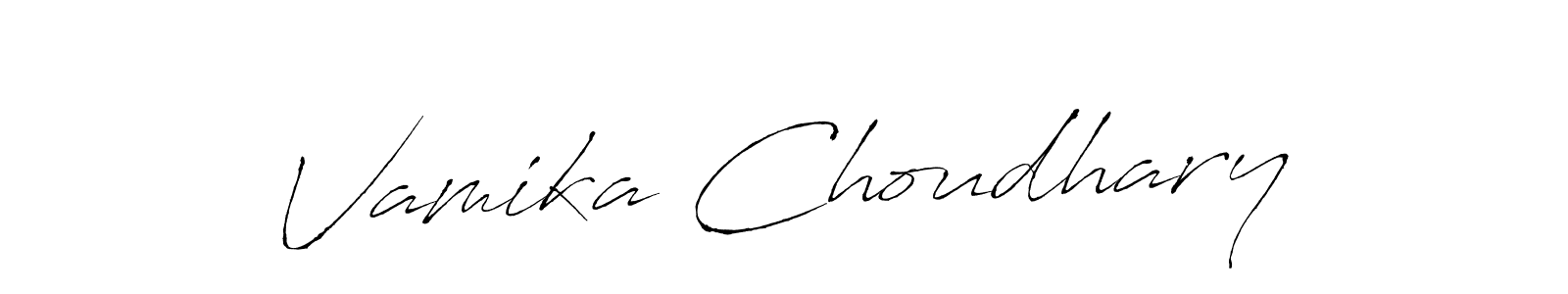 Also You can easily find your signature by using the search form. We will create Vamika Choudhary name handwritten signature images for you free of cost using Antro_Vectra sign style. Vamika Choudhary signature style 6 images and pictures png