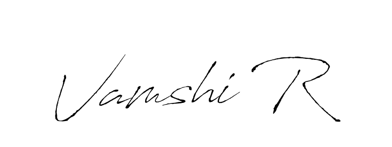 Also You can easily find your signature by using the search form. We will create Vamshi R name handwritten signature images for you free of cost using Antro_Vectra sign style. Vamshi R signature style 6 images and pictures png