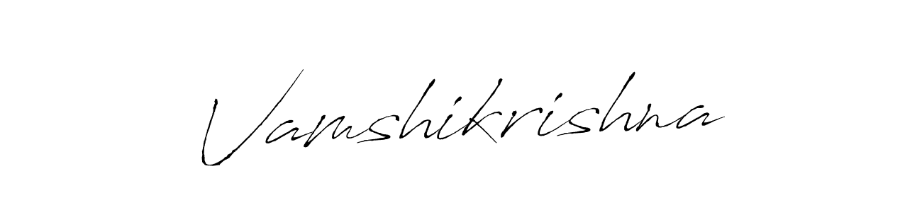 How to Draw Vamshikrishna signature style? Antro_Vectra is a latest design signature styles for name Vamshikrishna. Vamshikrishna signature style 6 images and pictures png