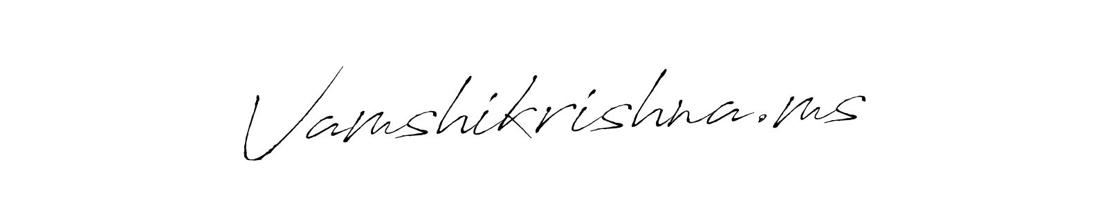 The best way (Antro_Vectra) to make a short signature is to pick only two or three words in your name. The name Vamshikrishna.ms include a total of six letters. For converting this name. Vamshikrishna.ms signature style 6 images and pictures png