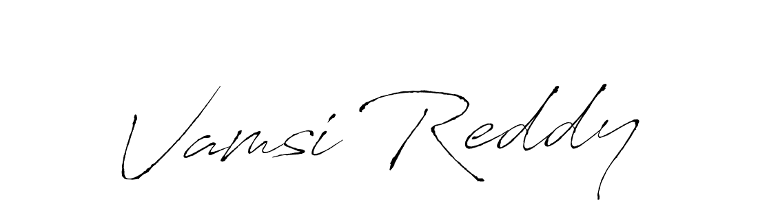 Also we have Vamsi Reddy name is the best signature style. Create professional handwritten signature collection using Antro_Vectra autograph style. Vamsi Reddy signature style 6 images and pictures png