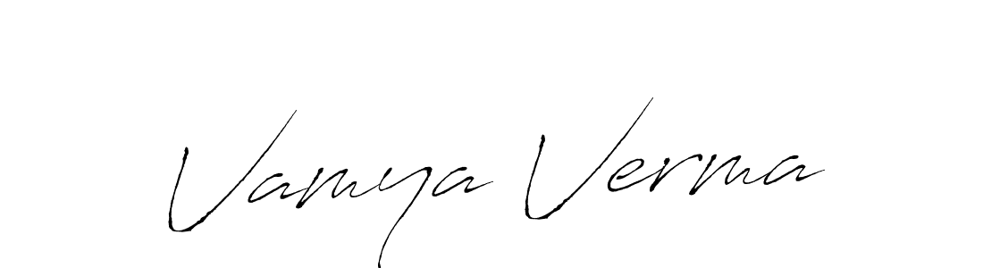 Also You can easily find your signature by using the search form. We will create Vamya Verma name handwritten signature images for you free of cost using Antro_Vectra sign style. Vamya Verma signature style 6 images and pictures png