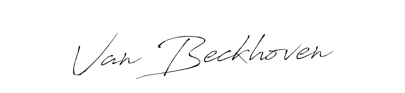 Also You can easily find your signature by using the search form. We will create Van Beckhoven name handwritten signature images for you free of cost using Antro_Vectra sign style. Van Beckhoven signature style 6 images and pictures png