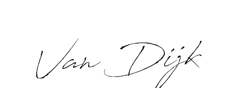 Create a beautiful signature design for name Van Dijk. With this signature (Antro_Vectra) fonts, you can make a handwritten signature for free. Van Dijk signature style 6 images and pictures png