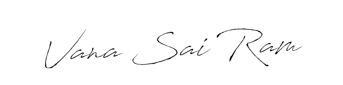Use a signature maker to create a handwritten signature online. With this signature software, you can design (Antro_Vectra) your own signature for name Vana Sai Ram. Vana Sai Ram signature style 6 images and pictures png