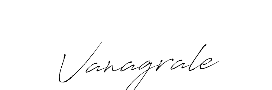 Use a signature maker to create a handwritten signature online. With this signature software, you can design (Antro_Vectra) your own signature for name Vanagrale. Vanagrale signature style 6 images and pictures png
