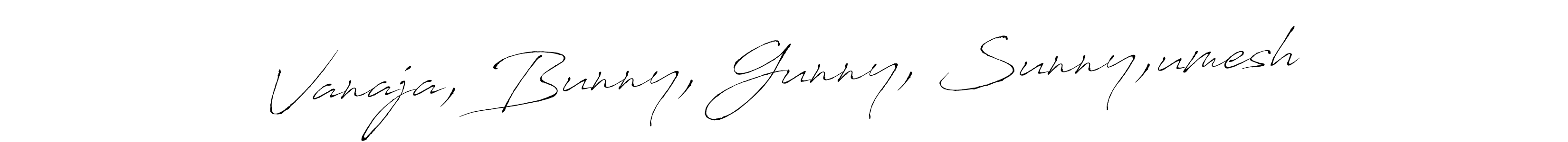 You can use this online signature creator to create a handwritten signature for the name Vanaja, Bunny, Gunny, Sunny,umesh. This is the best online autograph maker. Vanaja, Bunny, Gunny, Sunny,umesh signature style 6 images and pictures png