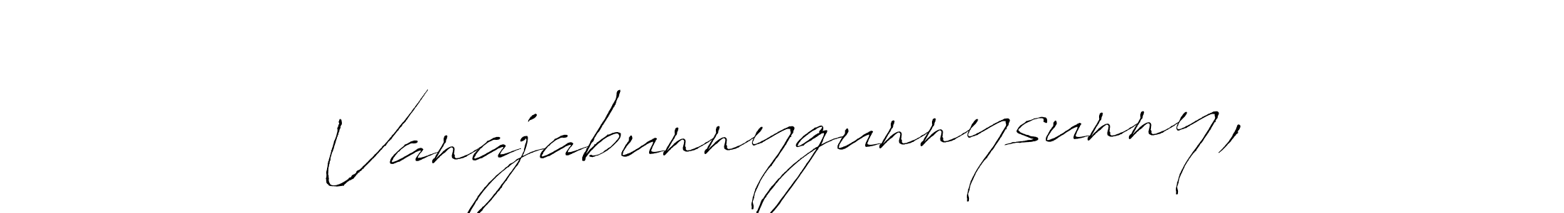 This is the best signature style for the Vanajabunnygunnysunny, name. Also you like these signature font (Antro_Vectra). Mix name signature. Vanajabunnygunnysunny, signature style 6 images and pictures png