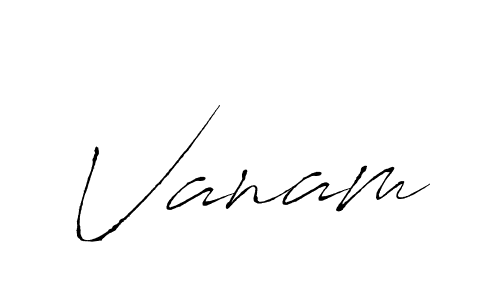 Antro_Vectra is a professional signature style that is perfect for those who want to add a touch of class to their signature. It is also a great choice for those who want to make their signature more unique. Get Vanam name to fancy signature for free. Vanam signature style 6 images and pictures png