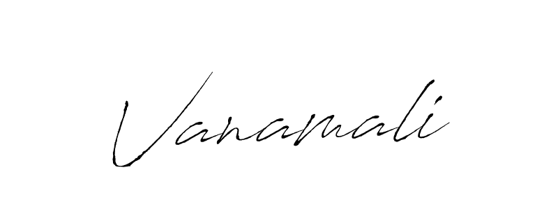 How to make Vanamali name signature. Use Antro_Vectra style for creating short signs online. This is the latest handwritten sign. Vanamali signature style 6 images and pictures png