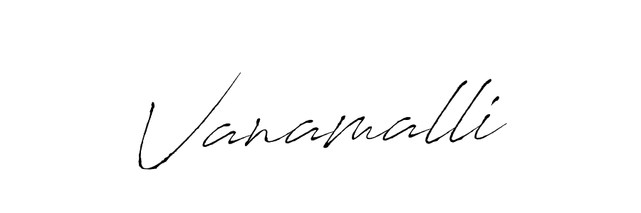 You should practise on your own different ways (Antro_Vectra) to write your name (Vanamalli) in signature. don't let someone else do it for you. Vanamalli signature style 6 images and pictures png