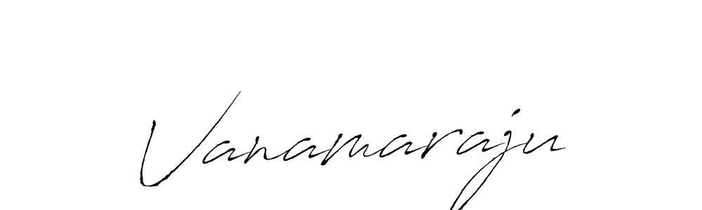 Design your own signature with our free online signature maker. With this signature software, you can create a handwritten (Antro_Vectra) signature for name Vanamaraju. Vanamaraju signature style 6 images and pictures png