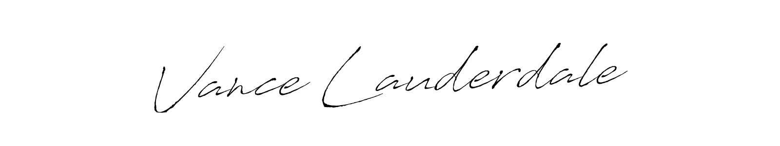 Design your own signature with our free online signature maker. With this signature software, you can create a handwritten (Antro_Vectra) signature for name Vance Lauderdale. Vance Lauderdale signature style 6 images and pictures png