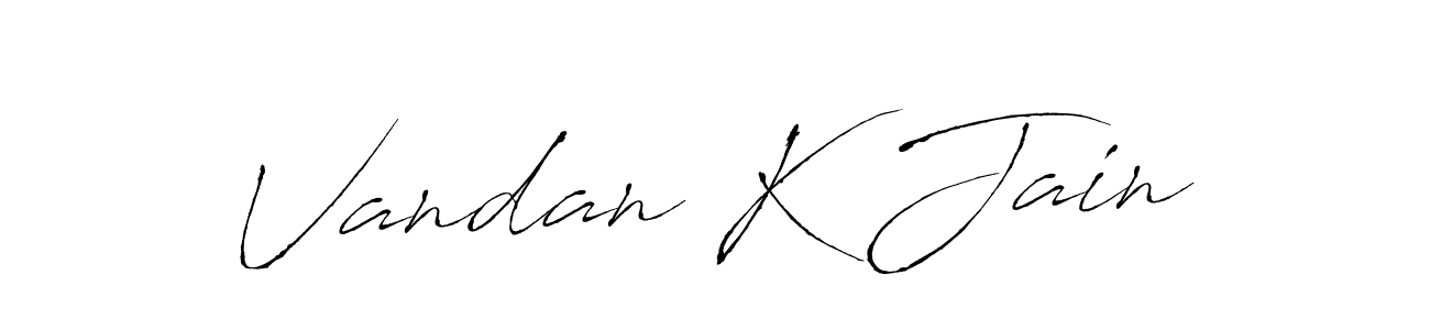 This is the best signature style for the Vandan K Jain name. Also you like these signature font (Antro_Vectra). Mix name signature. Vandan K Jain signature style 6 images and pictures png