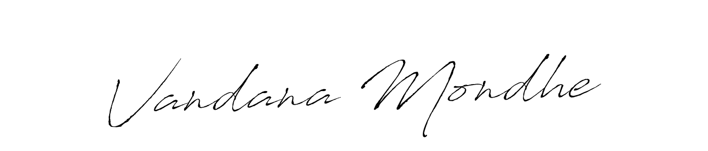 Use a signature maker to create a handwritten signature online. With this signature software, you can design (Antro_Vectra) your own signature for name Vandana Mondhe. Vandana Mondhe signature style 6 images and pictures png