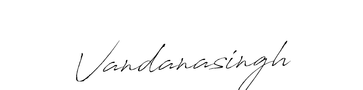 How to make Vandanasingh signature? Antro_Vectra is a professional autograph style. Create handwritten signature for Vandanasingh name. Vandanasingh signature style 6 images and pictures png