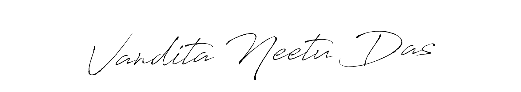 Design your own signature with our free online signature maker. With this signature software, you can create a handwritten (Antro_Vectra) signature for name Vandita Neetu Das. Vandita Neetu Das signature style 6 images and pictures png