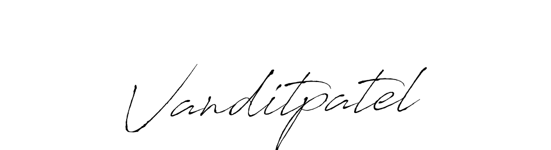 How to Draw Vanditpatel signature style? Antro_Vectra is a latest design signature styles for name Vanditpatel. Vanditpatel signature style 6 images and pictures png