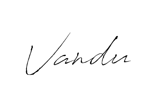 Antro_Vectra is a professional signature style that is perfect for those who want to add a touch of class to their signature. It is also a great choice for those who want to make their signature more unique. Get Vandu name to fancy signature for free. Vandu signature style 6 images and pictures png