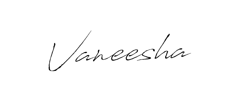 Use a signature maker to create a handwritten signature online. With this signature software, you can design (Antro_Vectra) your own signature for name Vaneesha. Vaneesha signature style 6 images and pictures png