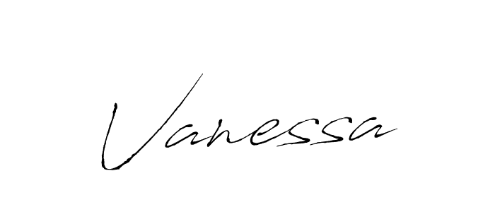 Create a beautiful signature design for name Vanessa. With this signature (Antro_Vectra) fonts, you can make a handwritten signature for free. Vanessa signature style 6 images and pictures png