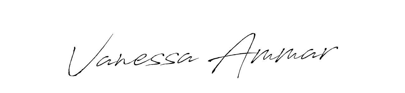 This is the best signature style for the Vanessa Ammar name. Also you like these signature font (Antro_Vectra). Mix name signature. Vanessa Ammar signature style 6 images and pictures png