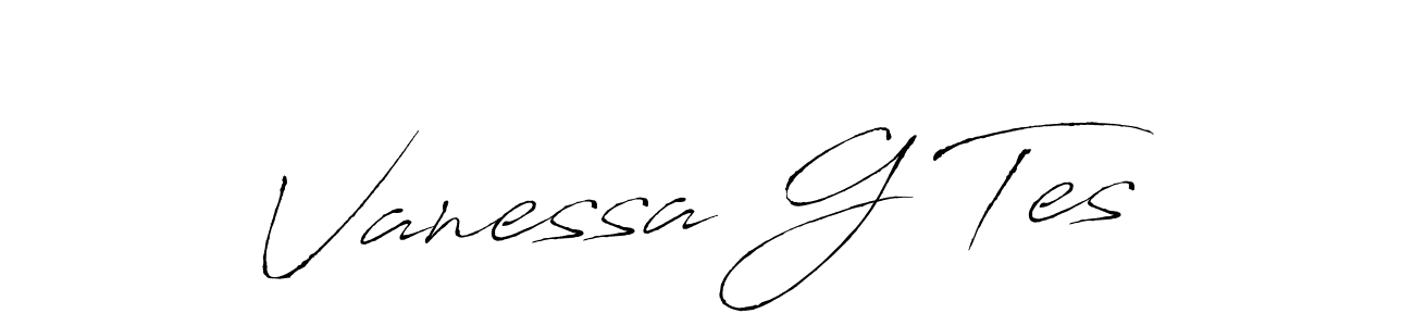 Make a short Vanessa G Tes signature style. Manage your documents anywhere anytime using Antro_Vectra. Create and add eSignatures, submit forms, share and send files easily. Vanessa G Tes signature style 6 images and pictures png