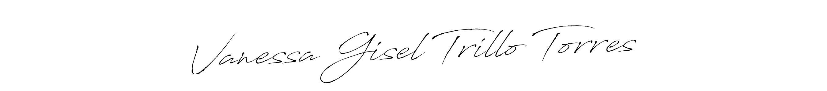 Design your own signature with our free online signature maker. With this signature software, you can create a handwritten (Antro_Vectra) signature for name Vanessa Gisel Trillo Torres. Vanessa Gisel Trillo Torres signature style 6 images and pictures png