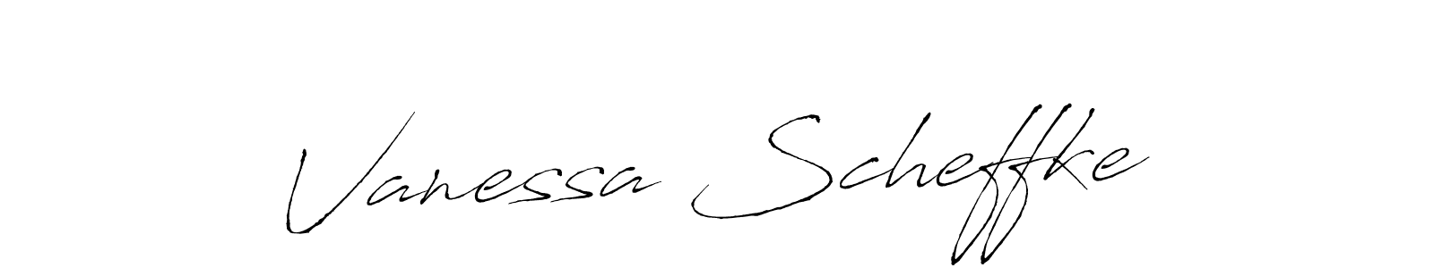 Design your own signature with our free online signature maker. With this signature software, you can create a handwritten (Antro_Vectra) signature for name Vanessa Scheffke. Vanessa Scheffke signature style 6 images and pictures png