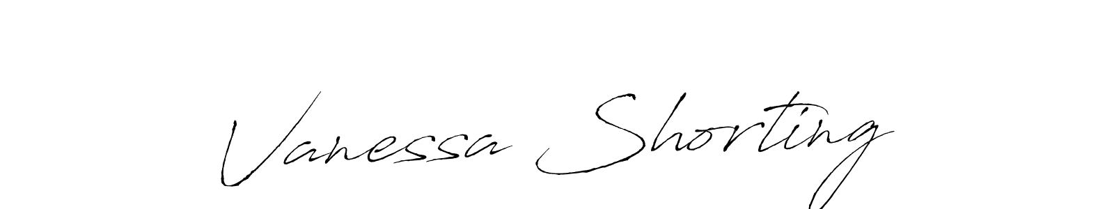 How to make Vanessa Shorting signature? Antro_Vectra is a professional autograph style. Create handwritten signature for Vanessa Shorting name. Vanessa Shorting signature style 6 images and pictures png