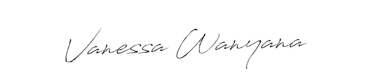 It looks lik you need a new signature style for name Vanessa Wanyana. Design unique handwritten (Antro_Vectra) signature with our free signature maker in just a few clicks. Vanessa Wanyana signature style 6 images and pictures png