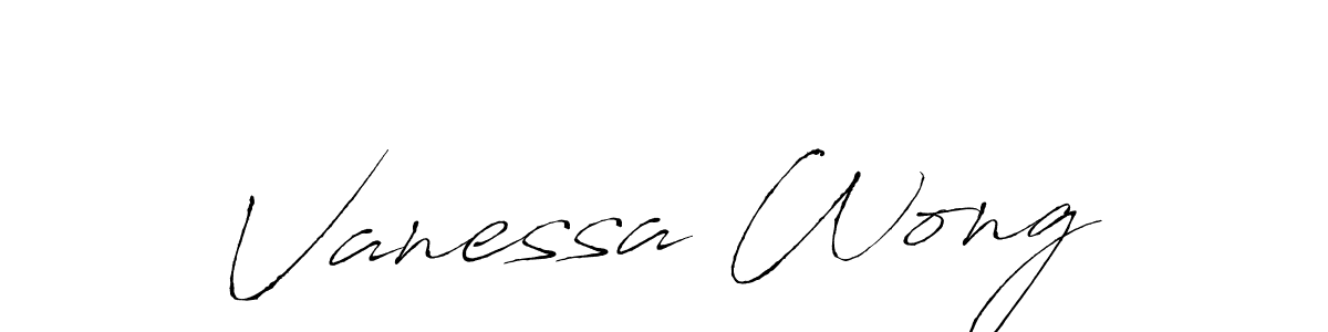 The best way (Antro_Vectra) to make a short signature is to pick only two or three words in your name. The name Vanessa Wong include a total of six letters. For converting this name. Vanessa Wong signature style 6 images and pictures png