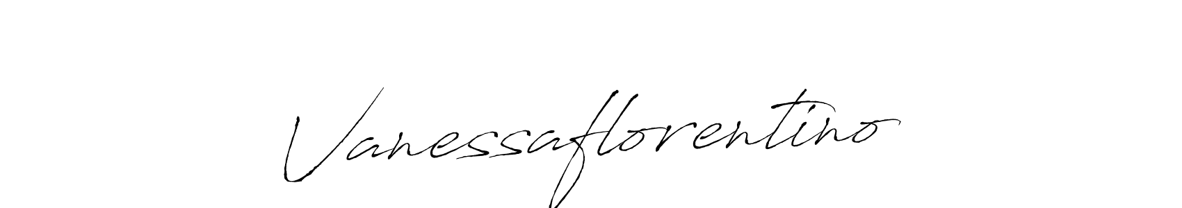 Design your own signature with our free online signature maker. With this signature software, you can create a handwritten (Antro_Vectra) signature for name Vanessaflorentino. Vanessaflorentino signature style 6 images and pictures png