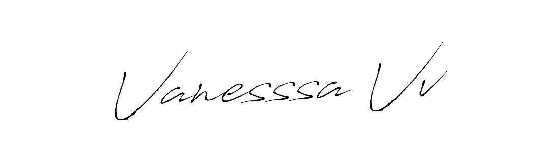 if you are searching for the best signature style for your name Vanesssa Vv. so please give up your signature search. here we have designed multiple signature styles  using Antro_Vectra. Vanesssa Vv signature style 6 images and pictures png