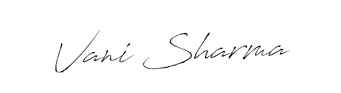 Once you've used our free online signature maker to create your best signature Antro_Vectra style, it's time to enjoy all of the benefits that Vani Sharma name signing documents. Vani Sharma signature style 6 images and pictures png