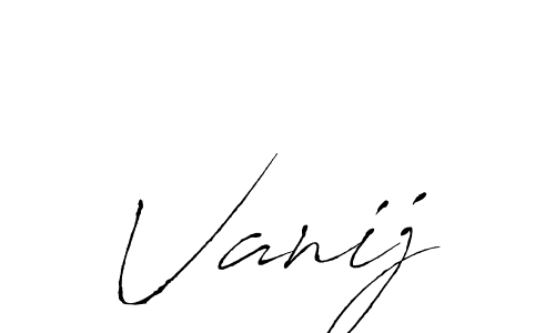 Similarly Antro_Vectra is the best handwritten signature design. Signature creator online .You can use it as an online autograph creator for name Vanij. Vanij signature style 6 images and pictures png