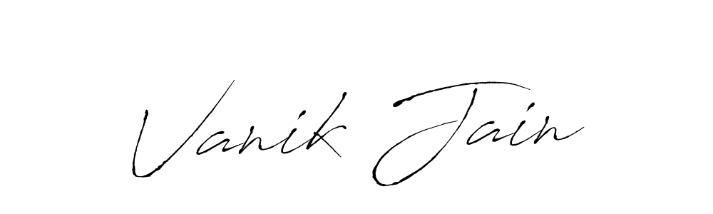 Here are the top 10 professional signature styles for the name Vanik Jain. These are the best autograph styles you can use for your name. Vanik Jain signature style 6 images and pictures png