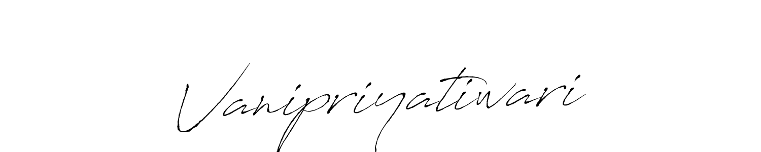 Also we have Vanipriyatiwari name is the best signature style. Create professional handwritten signature collection using Antro_Vectra autograph style. Vanipriyatiwari signature style 6 images and pictures png