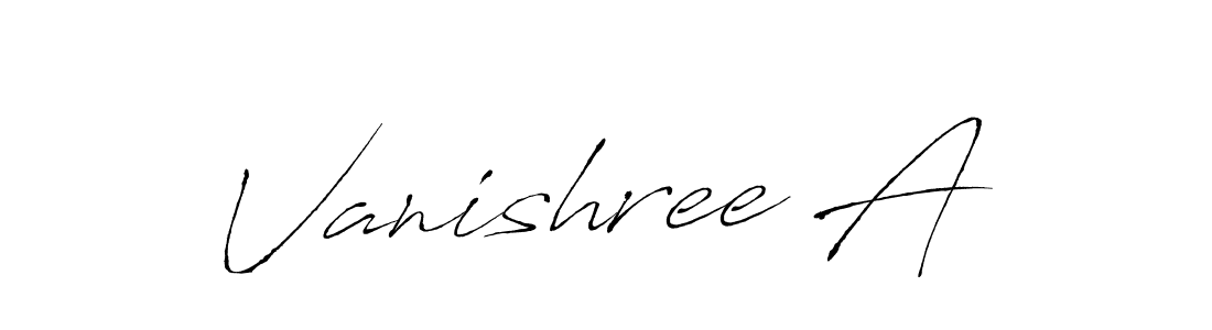 Make a beautiful signature design for name Vanishree A. Use this online signature maker to create a handwritten signature for free. Vanishree A signature style 6 images and pictures png