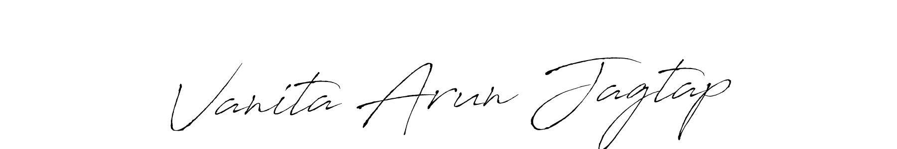 You can use this online signature creator to create a handwritten signature for the name Vanita Arun Jagtap. This is the best online autograph maker. Vanita Arun Jagtap signature style 6 images and pictures png