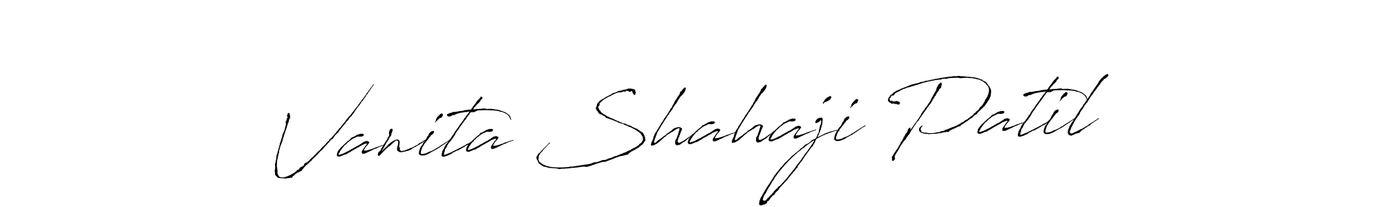 This is the best signature style for the Vanita Shahaji Patil name. Also you like these signature font (Antro_Vectra). Mix name signature. Vanita Shahaji Patil signature style 6 images and pictures png