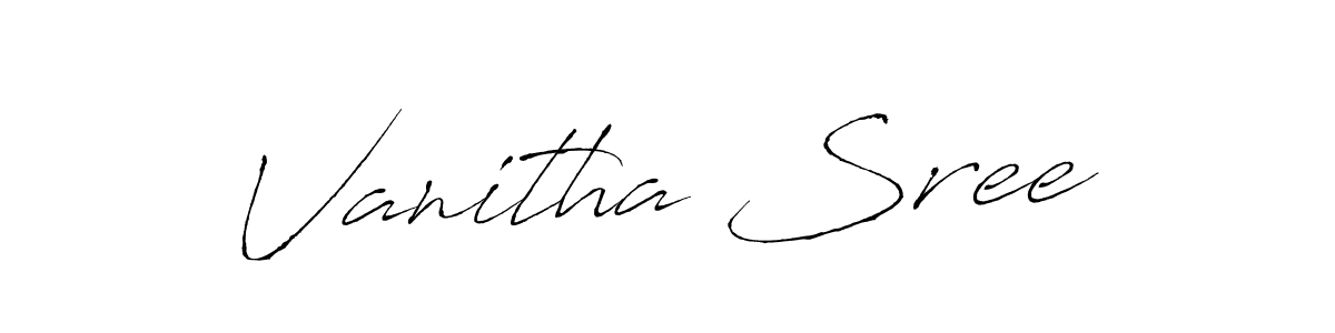 Similarly Antro_Vectra is the best handwritten signature design. Signature creator online .You can use it as an online autograph creator for name Vanitha Sree. Vanitha Sree signature style 6 images and pictures png