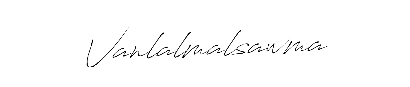 The best way (Antro_Vectra) to make a short signature is to pick only two or three words in your name. The name Vanlalmalsawma include a total of six letters. For converting this name. Vanlalmalsawma signature style 6 images and pictures png