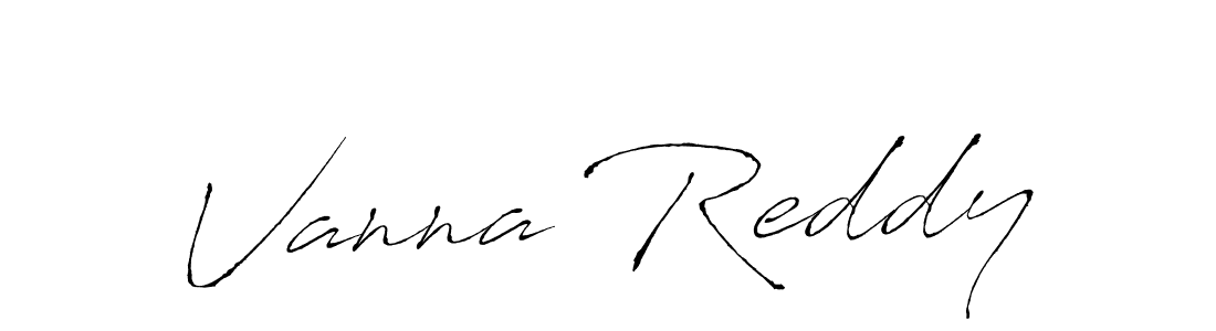 Make a beautiful signature design for name Vanna Reddy. Use this online signature maker to create a handwritten signature for free. Vanna Reddy signature style 6 images and pictures png