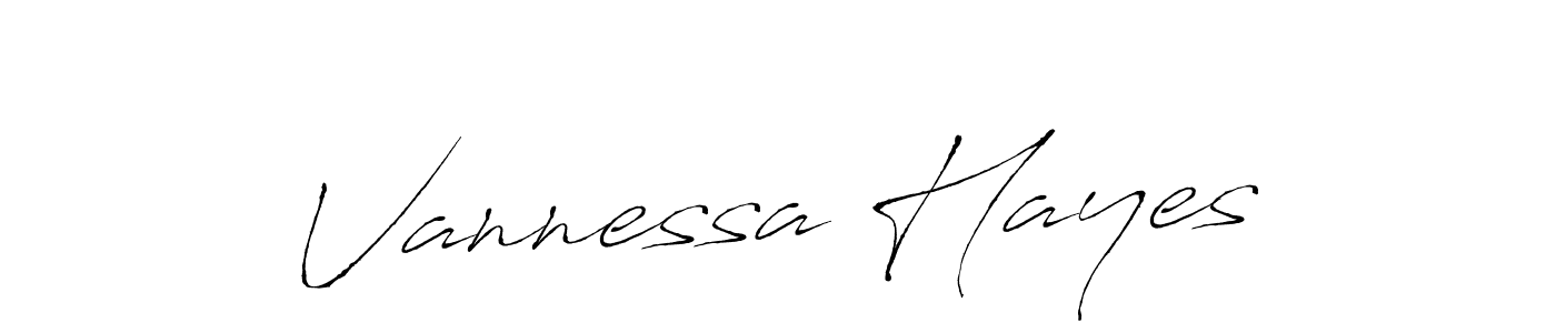 The best way (Antro_Vectra) to make a short signature is to pick only two or three words in your name. The name Vannessa Hayes include a total of six letters. For converting this name. Vannessa Hayes signature style 6 images and pictures png